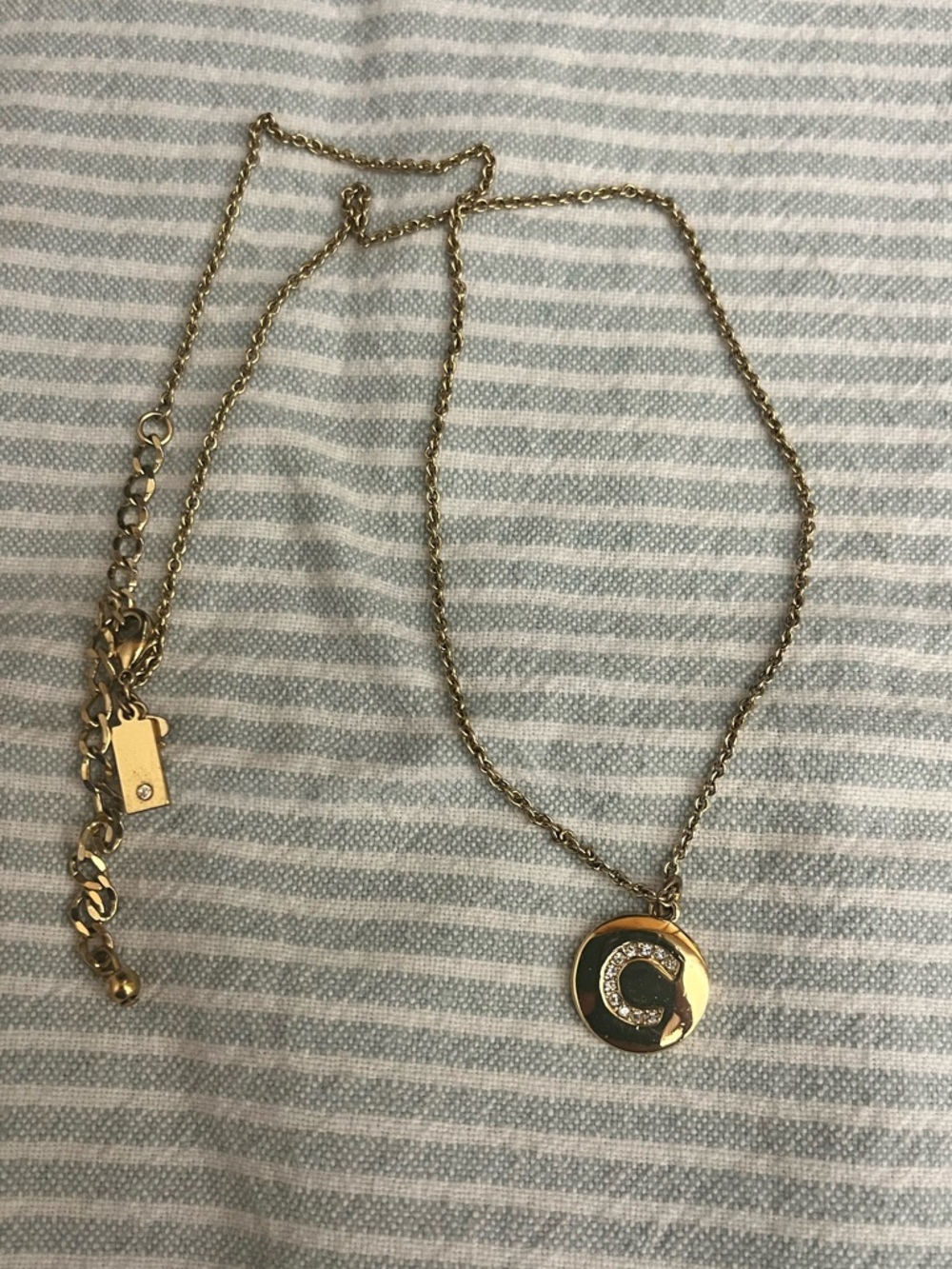 Kate Spade “One in a Million” initial necklace “C”